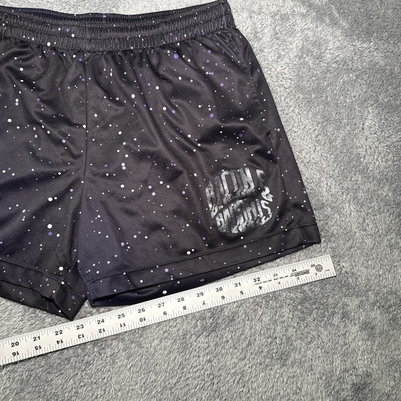 Bacon And Barbells Men's SZ L Training Shorts Fitness Purple Galaxy Design - Picture 4 of 12